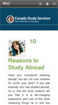 Mobile Screenshot of canadastudyservices.com